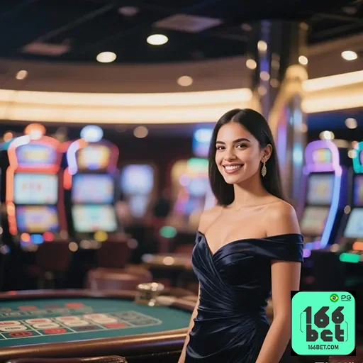 Imagem mostrando opções de jogos de cassino no site 166bet, cassino online com diversão e segurança garantidas.